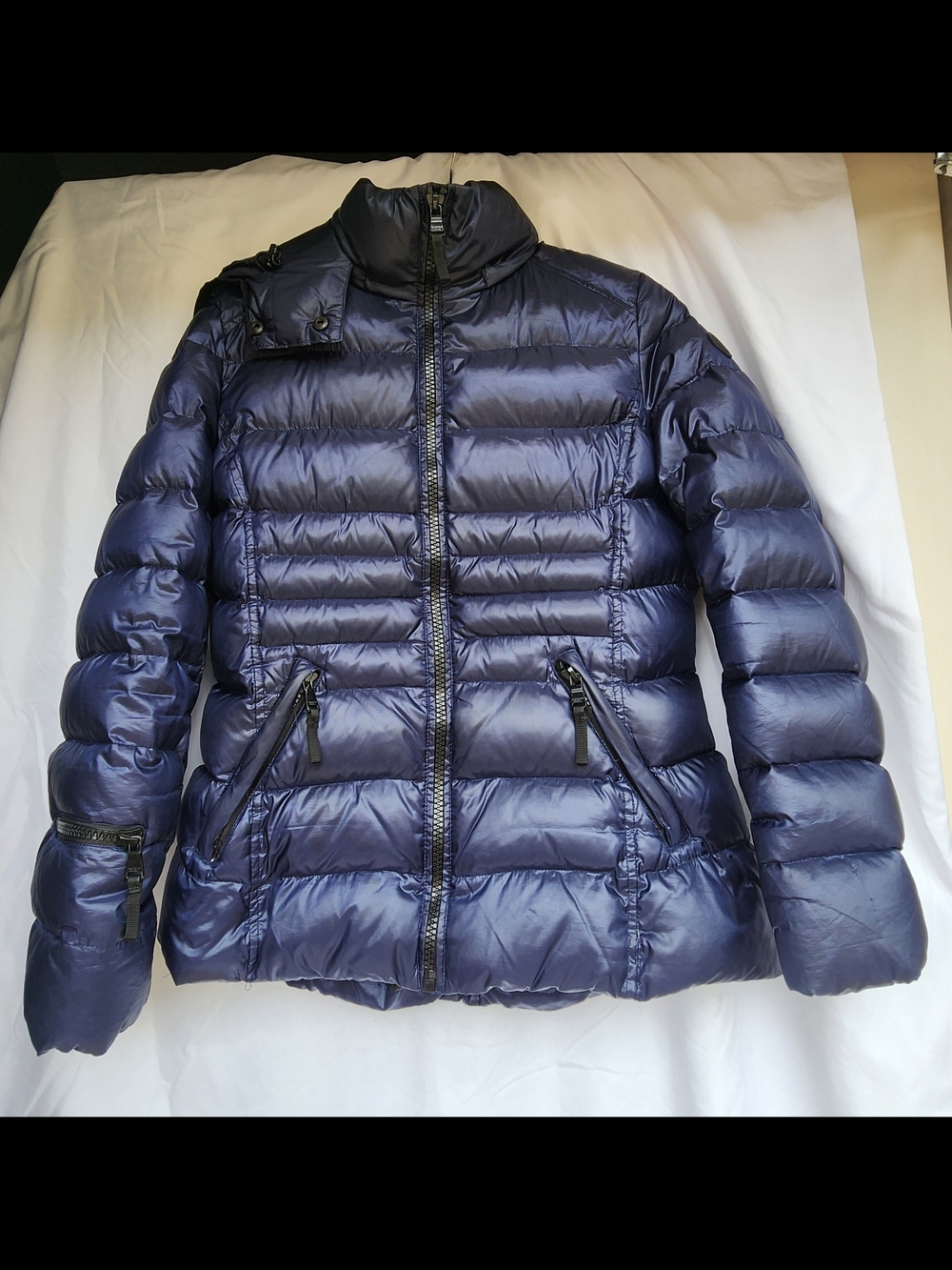 Andrew Marc Navy Down Puffer Jacket